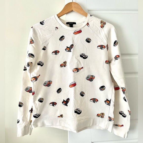 Vintage Sushi Sweater Forever 21 Sz Small - Picture 1 of 4
